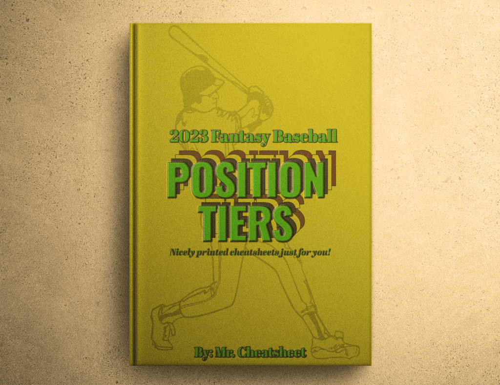 Fantasy Baseball draft rankings 2023: Printable cheat sheet with Roto, H2H,  positional tiers and more 